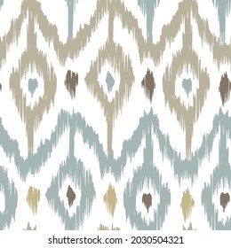 Ikat pattern seamless repeat vintage decor textile design organic hand made batik modern and
trendy