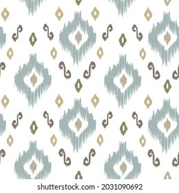 Ikat pattern seamless repeat vintage decor textile design organic hand made batik modern and
trendy