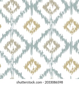Ikat pattern seamless repeat vintage decor textile design organic hand made batik modern and
trendy boho