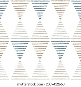 Patrón Ikat sin fisuras decoración vintage repetida diseño textil mano orgánica 