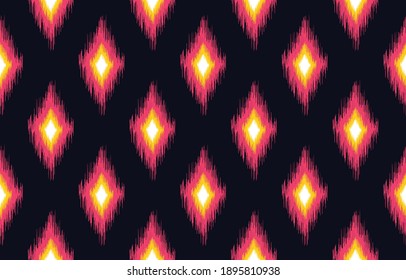 ikat pattern seamless traditional Design for background,carpet,wallpaper,wraping,Batik,fabric
