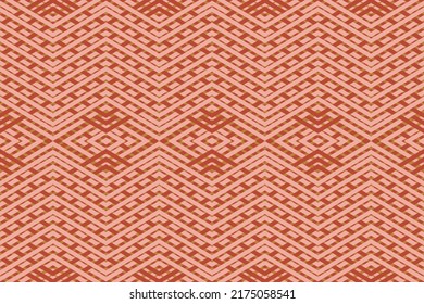 Ikat pattern, textile pattern,clothing, wrapping, fabric ,The concept of folk fabric patterns.