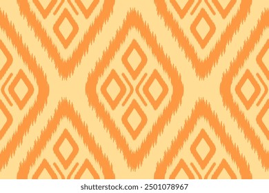 Ikat pattern, Thai silk design for clothing, background, fabric, textile.