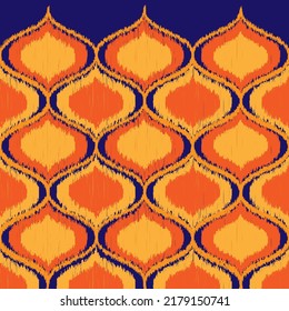 ikat pattern traditional Design.Geometric ethnic oriental pattern traditional Design for background,seamless ethnic pattern design.Geometric ethnic oriental carpet,clothing,wrapping,fabric,embroidery,