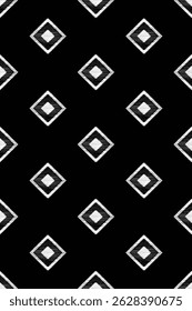 Ikat pattern traditional ethnic pattern ikat motif fabric pattern geometric style. Embroidery ethnic oriental black background wallpaper. Abstract,vector,illustration.Texture,frame,decoration.