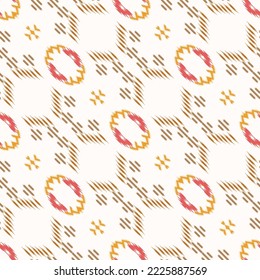Ikat pattern tribal African Seamless Pattern. Ethnic Geometric Ikkat Batik Digital vector textile Design for Prints Fabric saree Mughal brush symbol Swaths texture Kurti Kurtis Kurtas