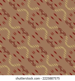 Ikat pattern tribal Aztec Seamless Pattern. Ethnic Geometric Ikkat Batik Digital vector textile Design for Prints Fabric saree Mughal brush symbol Swaths texture Kurti Kurtis Kurtas