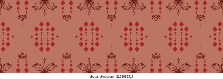 Fondo tribal de patrón Ikat Diseño geométrico tradicional étnico oriental para el fondo. Borde popular, indio, escandinavo, gitano, mexicano, africano, tapicería.