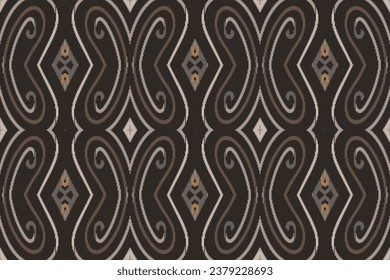 Patrón de Ikat Fondos Tribales Diseño Geométrico Tradicional Étnico Oriental para el Fondo. Bordados populares, indios, escandinavos, gitanos, mexicanos, africanos, tapiz.