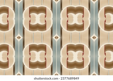Ikat Pattern Tribal Cross Geometric Traditional Ethnic Oriental Design for the Background. Folk Embroidery, Indian, Scandinavian, Gypsy, Mexican, African Rug, Wallpaper.