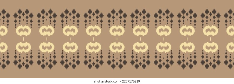 Ikat pattern tribal cross Seamless Pattern. Ethnic Geometric Ikkat Batik Digital vector textile Design for Prints Fabric saree Mughal brush symbol Swaths texture Kurti Kurtis Kurtas