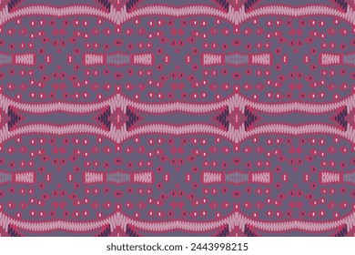 Ikat Pattern Vector or Modern Native Thai Ikat Pattern. Geometric Ethnic Background for Pattern Seamless Design or Wallpaper.