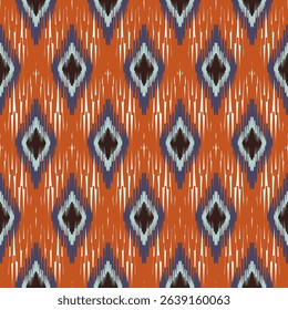Ikat pattern work can be used on all types of fabrics such as well as home decoration and kitchen accessories