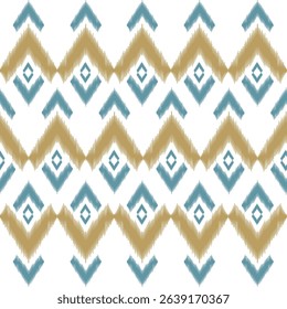 Ikat pattern work can be used on all types of fabrics such as well as home decoration and kitchen accessories