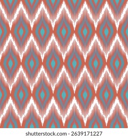 Ikat pattern work can be used on all types of fabrics such as well as home decoration and kitchen accessories