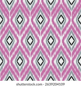 Ikat pattern work can be used on all types of fabrics such as well as home decoration and kitchen accessories