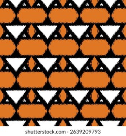 Ikat pattern work can be used on all types of fabrics such as well as home decoration and kitchen accessories