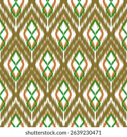 Ikat pattern work can be used on all types of fabrics such as well as home decoration and kitchen accessories