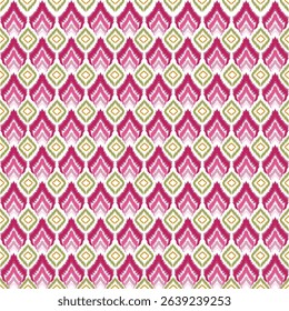 Ikat pattern work can be used on all types of fabrics such as well as home decoration and kitchen accessories