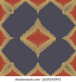 Ikat pattern work can be used on all types of fabrics such as well as home decoration and kitchen accessories