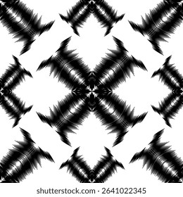 Ikat pattern work can be used on all types of fabrics such as well as home decoration and kitchen accessories