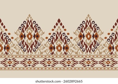 Ikat pattern,Ikat floral pattern,Ikat ethnic oriental pattern,vector illustration,Aztec style,abstract background,hand drawn embroidery.design for texture,fabric,clothing,decoration,print,curtains