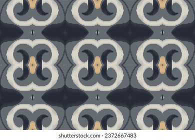 Ikat Patterns Tribal Abstract Geometric Traditional Ethnic Oriental Design for the Background. Folk Embroidery, Indian, Scandinavian, Gypsy, Mexican, African Rug, Wallpaper.