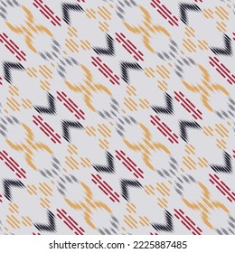 Ikat patterns tribal African Seamless Pattern. Ethnic Geometric Ikkat Batik Digital vector textile Design for Prints Fabric saree Mughal brush symbol Swaths texture Kurti Kurtis Kurtas