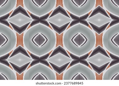 Ikat Patrones Tribal Azteca Geométrica Tradicional Étnica Oriental Diseño para el Fondo. Bordados populares, indios, escandinavos, gitanos, mexicanos, africanos, tapiz.