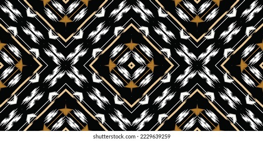 Ikat patterns tribal background Geometric Traditional ethnic oriental design for the background. Folk embroidery, Indian, Scandinavian, Gypsy, Mexican, African rug, wallpaper.