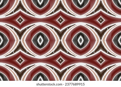 Ikat Patterns Tribal Color Geometric Traditional Ethnic Oriental Design for the Background. Folk Embroidery, Indian, Scandinavian, Gypsy, Mexican, African Rug, Wallpaper.