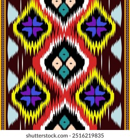 IKAT tecido sem padrão, tecidos de designer, material de cortina