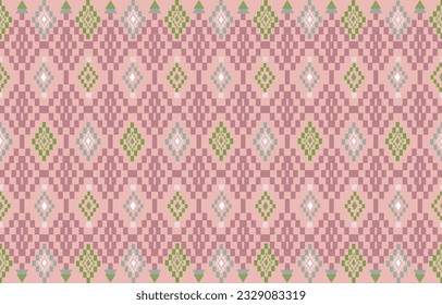 Ikat Pixels pattrn. Seamless, repeat pattern, Border, design decoration, book cover, Tshirt, print on demand. Ethnic, Tribal, black and white, grey, purple, pink, yellow, blue.