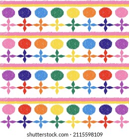 el timbre de ikat es un patrón colorido para la tela o la decoración.