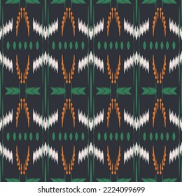 ikat imprimir batik textil sin costuras diseño vectorial digital para Print saree Kurti Borneo Tejidos símbolos de pincel swatings algodón