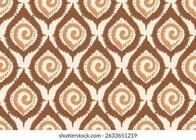 ikat print embroidery, Patterns ethnic oriental iKat pattern traditional design for background backdrop carpet wallpaper clothing batik fabric tribal textile vector illustration.