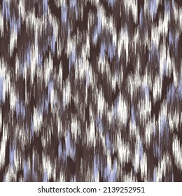 Impresión IKAT para tela. Resumen de un patrón impecable. ilustración vectorial. Ornamento asiático tradicional, diseño textil de moda moderna