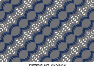 Ikat print tribal color Seamless Pattern. Ethnic Geometric Batik Ikkat Digital vector textile Design for Prints Fabric saree Mughal brush symbol Swaths texture Kurti Kurtis Kurtas