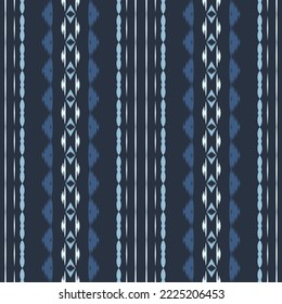 ikat imprime el diseño de vectores digitales sin fisuras textil para Print saree Kurti Borneo Tejidos símbolos de pincel de borde swatches parte desgaste