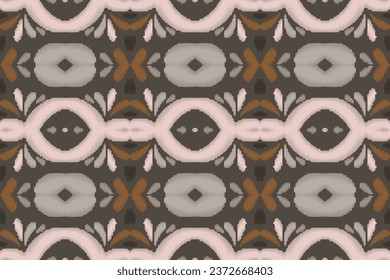 Ikat Prints Tribal Background Geometric Traditional Ethnic Oriental Design for the Background. Folk Embroidery, Indian, Scandinavian, Gypsy, Mexican, African Rug, Wallpaper.
