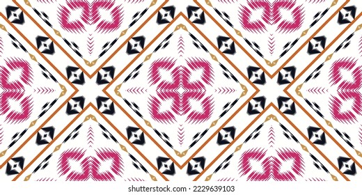 Ikat prints tribal backgrounds Geometric Traditional ethnic oriental design for the background. Folk embroidery, Indian, Scandinavian, Gypsy, Mexican, African rug, wallpaper.