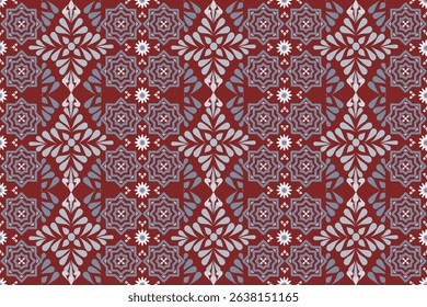 Ikat rug ethnic art seamless pattern traditional and modern style wallpaper, set, geometric, oriental, fabric, clothing, print, ornament, Aztec geometric, furniture