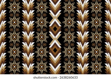 Ikat rug ethnic art seamless pattern traditional and modern style wallpaper, set, geometric, oriental, fabric, clothing, print, ornament, Aztec geometric, furniture