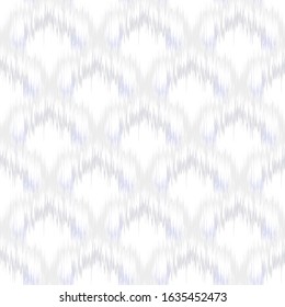 Ikat seamless colorful  geometric pattern. Abstract background texture.