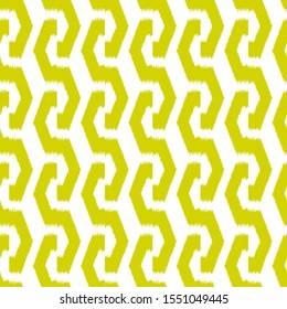 Ikat  seamless  geometric pattern. Abstract background texture.
