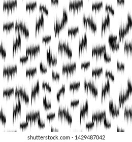 Ikat seamless pattern. Abstract background.