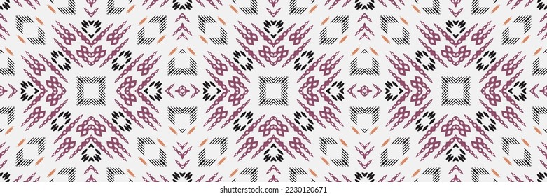 Ikat Seamless Pattern African Embroidery, Ikat triangle Digital textile Asian Design for Prints Fabric saree Mughal Swaths texture Kurti Kurtis Kurtas, Motif Batik