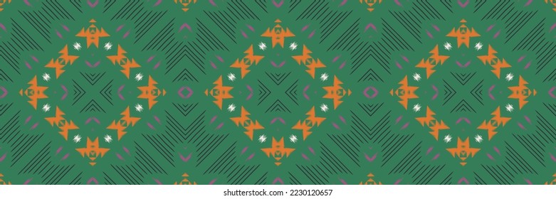 Ikat Seamless Pattern Asian design Embroidery, Ikat background Digital textile Asian Design for Prints Fabric saree Mughal Swaths texture Kurti Kurtis Kurtas, Motif Batik