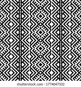 Ikat seamless pattern in atec style design 