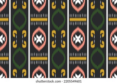 Ikat nahtlose Muster Hintergrund ethnischer Hintergrund bunter ethnischer Design. Ikat Aztec Design für die Erstellung dieses Musters mit ikat Muster. In Zentralasien verbreiten sich einige Länder der Philippinen